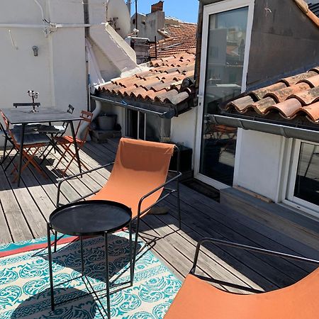 Studio Toit Terrasse Vieux Port Marseille Exteriör bild